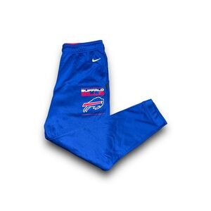 Buffalo Bills NFL on field apparel Nike tapered track pants blue mens XL